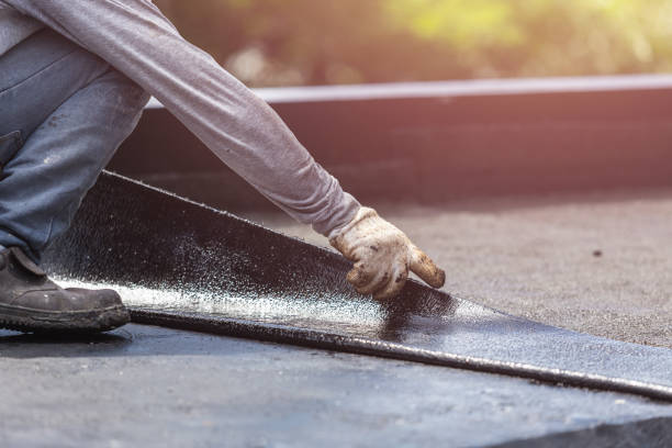 Professional Vapor Barrier Installation technician working in Michigan Center, MI